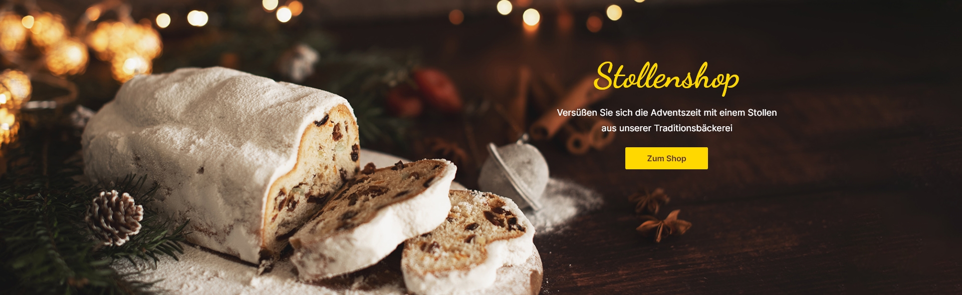 Slider Startseite - Stollenshop der Bäckerei Adler