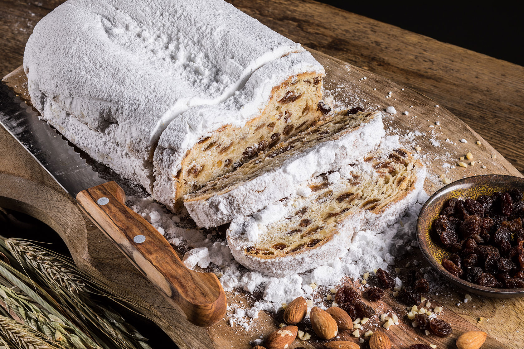 Butterrosinenstollen